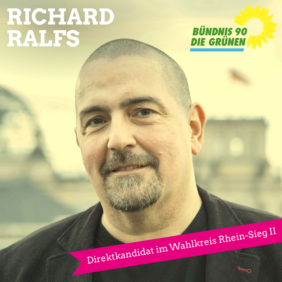 GRÜNE Rhein-Sieg wählen Dr. Richard Ralfs zum Bundestag-Direktkandidat
