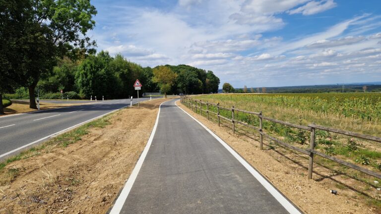 Rad- und Fußweg am Wachtbergring fertiggestellt
